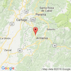 Localización de Montenegro en Quindío