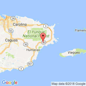 Localización de Naguabo en Humacao
