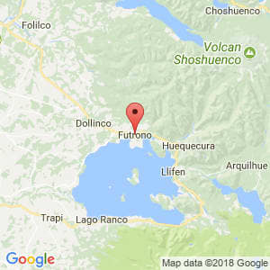 Localización de Futrono en Los Ríos