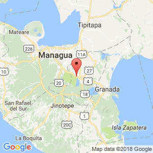 Localización de Nindirí en Masaya