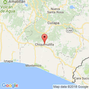 Localización de Chiquimulilla en Santa Rosa