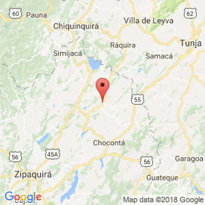 Localización de Lenguazaque en Cundinamarca