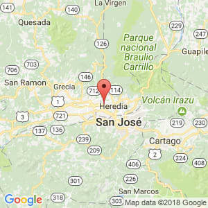 Localización de San Joaquín en Heredia