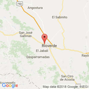 Localización de Ciudad Fernández en San Luis Potosí