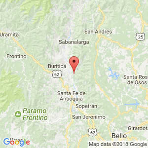 Localización de Liborina en Antioquia