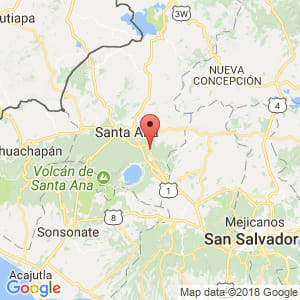 Localización de Coatepeque en Santa Ana
