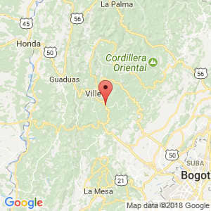 Localización de Sasaima en Cundinamarca