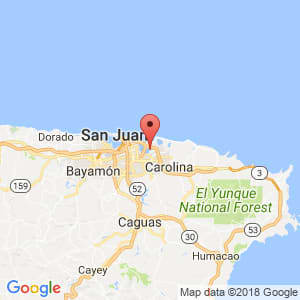 Localización de Isla Verde en Carolina