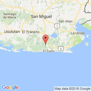 Localización de Chirilagua en San Miguel