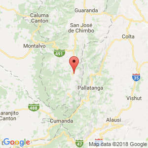 Localización de Chillanes en Bolívar