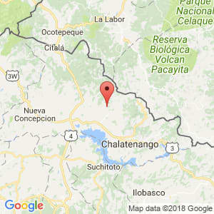 Localización de Dulce Nombre de María en Chalatenango