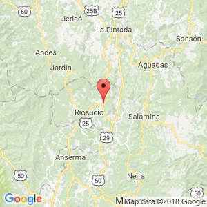 Localización de Supía en Caldas Localización de Supía en Caldas