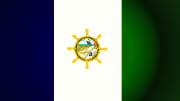 Bandera de Puerto Barrios, Izabal