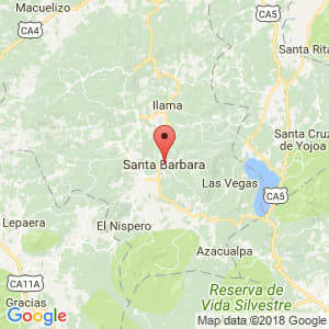 Localización de Santa Bárbara en Santa Bárbara