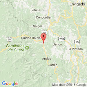 Localización de Hispania en Antioquia