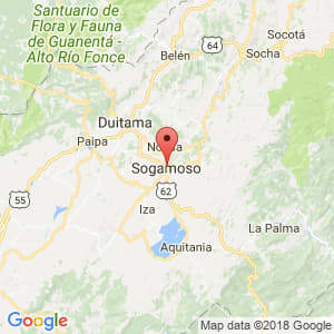 Localización de Sogamoso en Boyacá