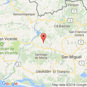Localización de Nueva Granada en Usulután