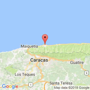 Localización de Caraballeda en Vargas