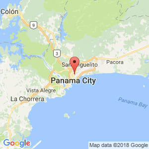 Localización de Pueblo Nuevo en Panamá
