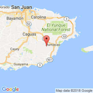 Localización de Aguas Buenas en Humacao