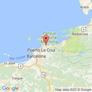 Localización de Guanta en Anzoátegui