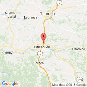Localización de Freire en La Araucanía