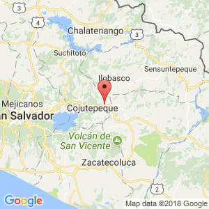 Localización de San Rafael Cedros en Cuscatlán