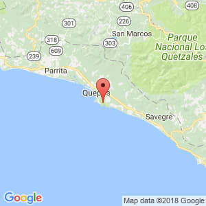 Localización de Aguirre en Puntarenas