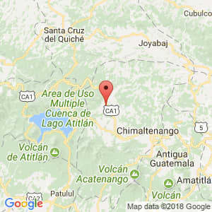 Localización de Tecpán Guatemala en Chimaltenango