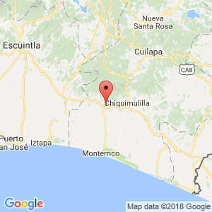 Localización de Taxisco en Santa Rosa