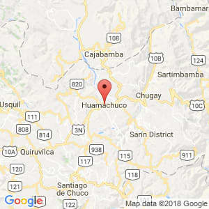 Localización de Huamachuco en La Libertad