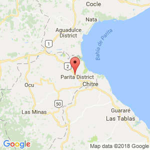 Localización de Parita en Herrera