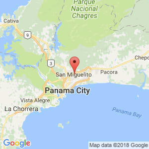 Localización de San Miguelito en Panamá