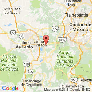 Localización de Ocoyoacac en México