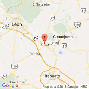 Localización de Silao de la Victoria en Guanajuato