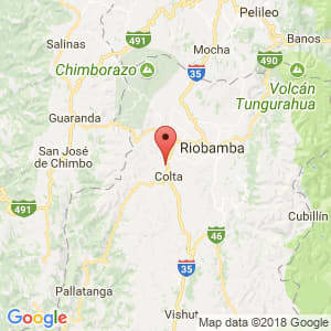 Localización de Cajabamba en Chimborazo