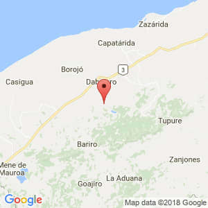 Localización de Dabajuro en Falcón