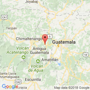 Localización de San Bartolomé Milpas Altas en Sacatepéquez