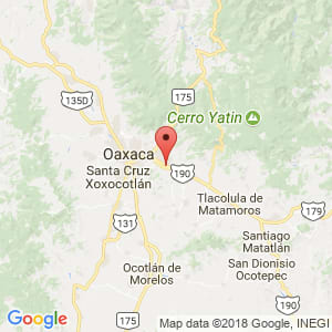 Localización de Santa María del Tule en Oaxaca