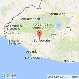 Localización de San Antonio del Monte en Sonsonate