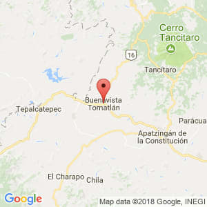 Localización de Buenavista en Michoacán de Ocampo