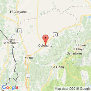 Localización de Coloncito en Táchira