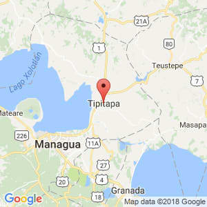 Localización de Tipitapa en Managua