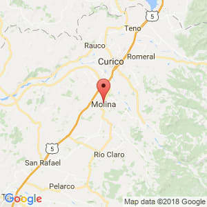 Localización de Molina en Maule