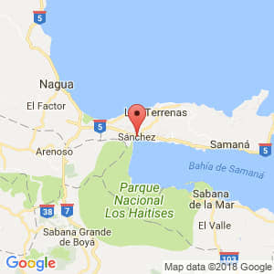 Localización de Sánchez en Samaná