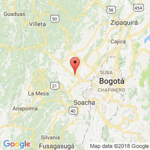 Localización de Madrid en Cundinamarca