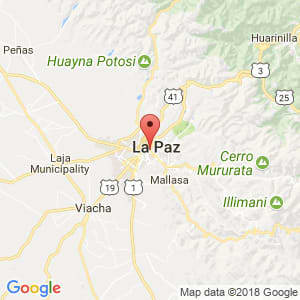 Localización de Murillo en La Paz