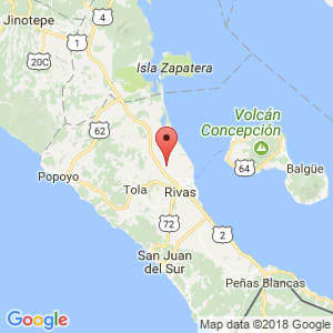 Localización de Potosí en Rivas