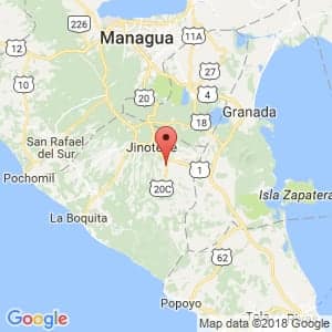 Localización de Santa Teresa en Carazo