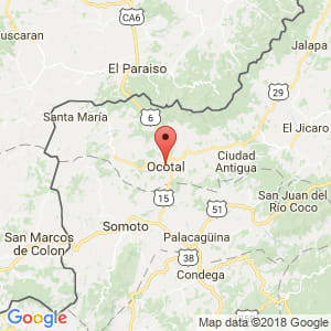 Localización de Ocotal en Nueva Segovia